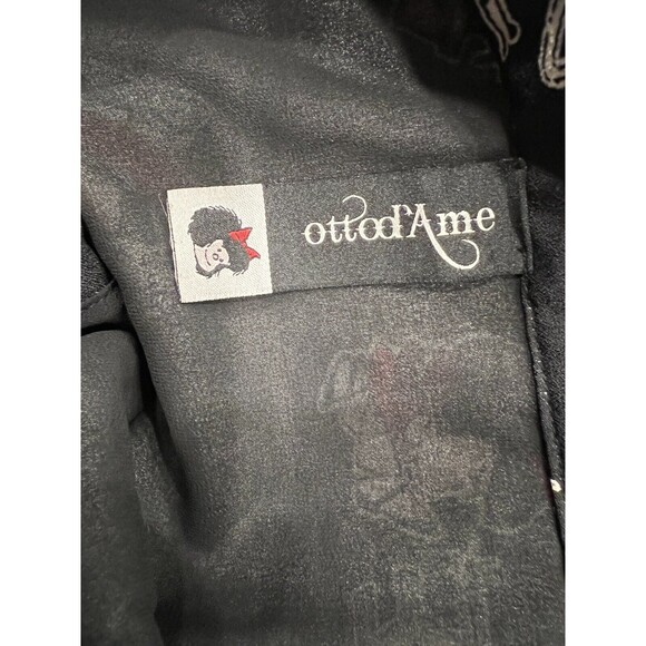 Ottod'Ame Wrap Skirt Sz USA 6 MAFALDA Anthropologie Italy Anime pop art New - Picture 5 of 7